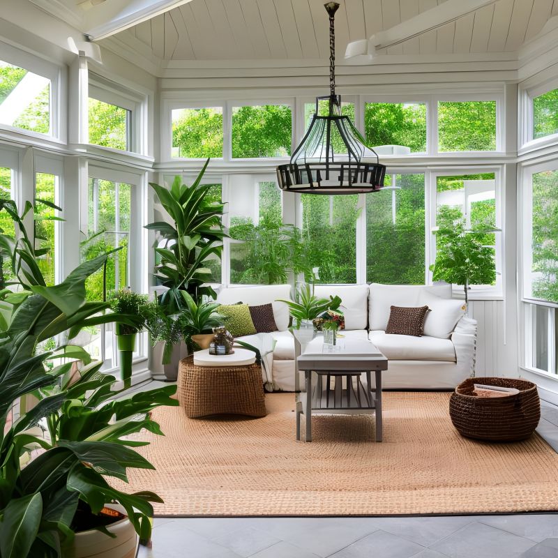 Bright and Airy Sunroom
